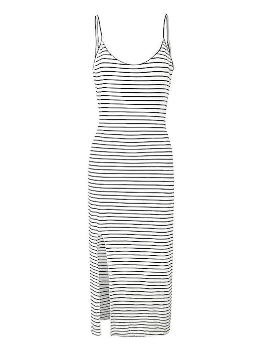 PERSUN Women's Cotton Plain Sleeveless Casual Long Tank Dress