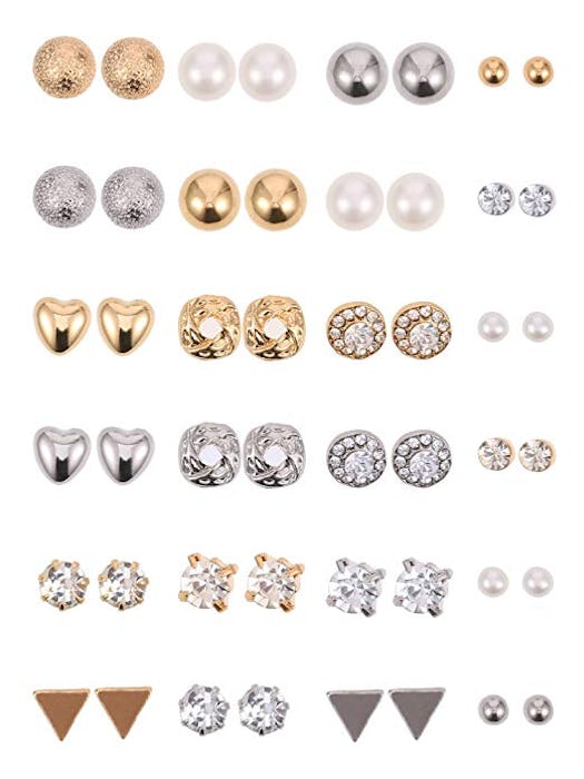 BBTO Stud Earring Set (24 Pairs)