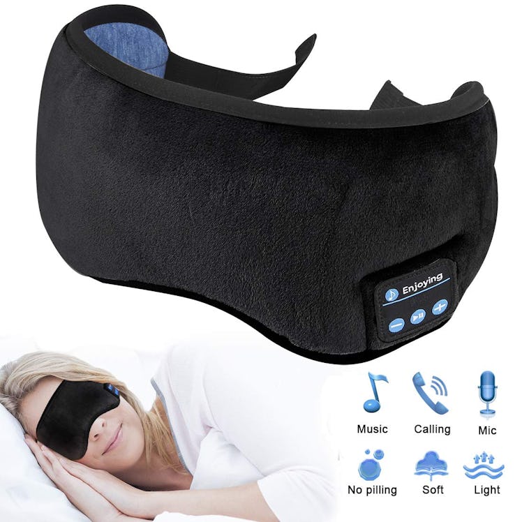Homder Sleep Headphones Bluetooth 5.0 Wireless Eye Mask