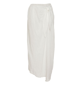 Ramie Linen Wrap Skirt