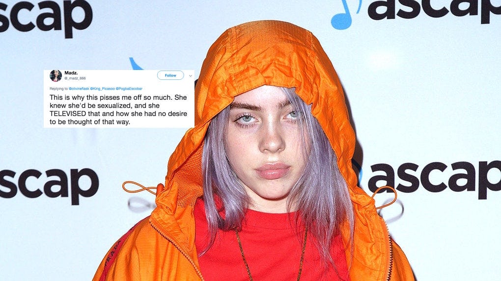 billie eilish wearing hoodie