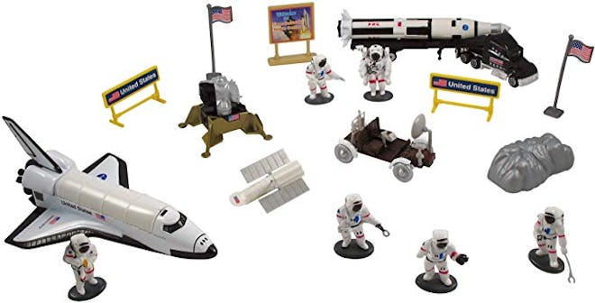 Ultimate Space Adventure Playset with Educational Rocket Poster 