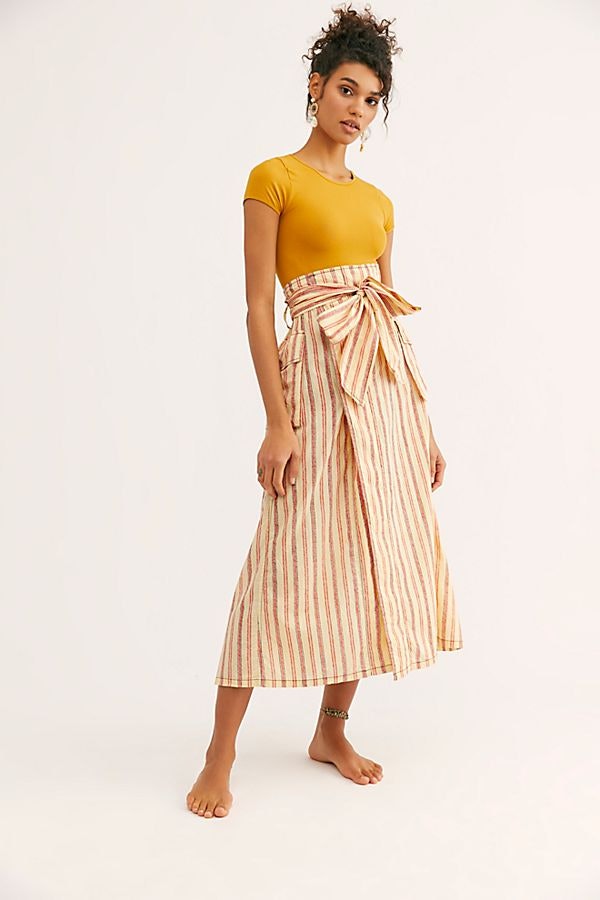 shiny oasis midi dress