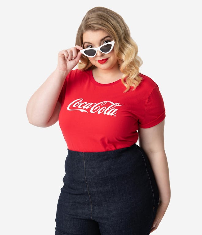 Red Coca-Cola Classic Logo Unisex Tee