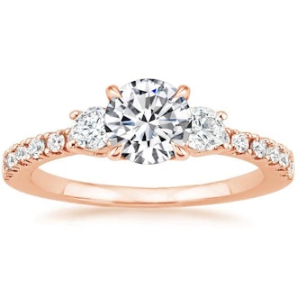 14K Rose Gold Radiance Diamond Ring