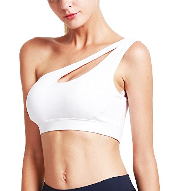 RUNNING GIRL One Shoulder Sports Bra