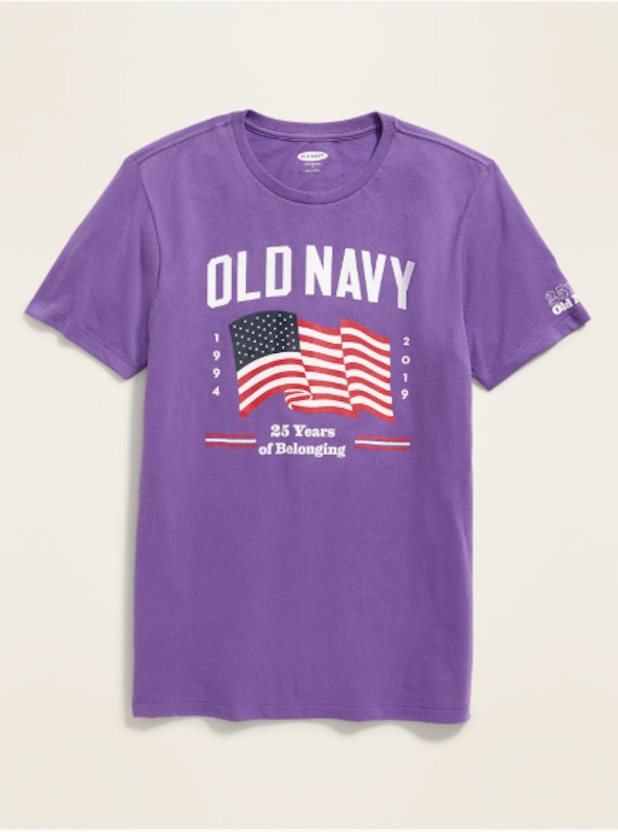 Old Navy's Flag Tees Are Purple This Year & The Reason Why Will Make