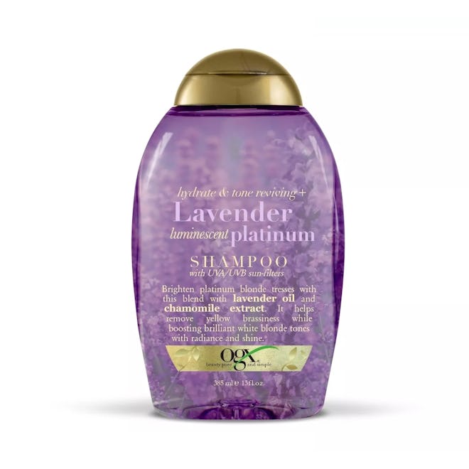OGX Hydrate & Tone Reviving + Lavender Luminescent Platinum Shampoo