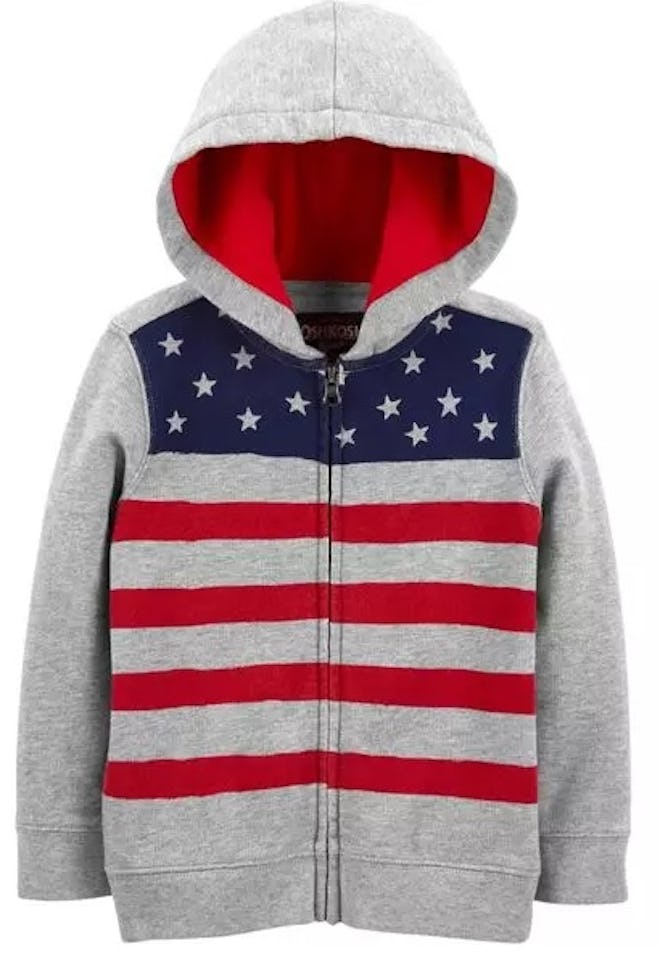 French Terry Flag Hoodie