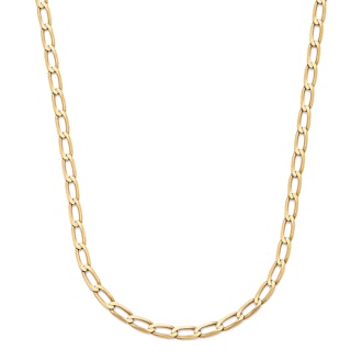 Disco Yellow-Gold Chain Necklace