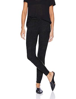 Daily Ritual Women’s Seamed Front, 2-Pocket Ponte Knit Legging