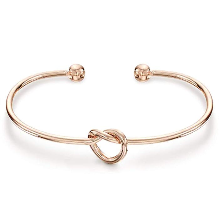 PAVOI 14K Gold Plated Forever Love Knot Infinity Bracelet