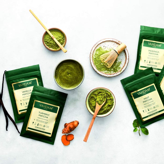 VAHDAM Matcha Green Tea Sampler (Set of 5)