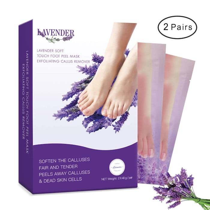 LiRainhan Exfoliating Foot Mask (2 Pack)