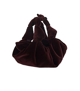 The Row The Ascot Small Velvet Bag