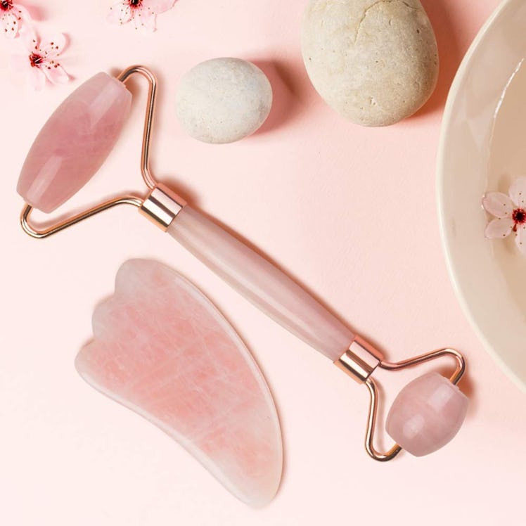 Mikacare Rose Quartz Roller