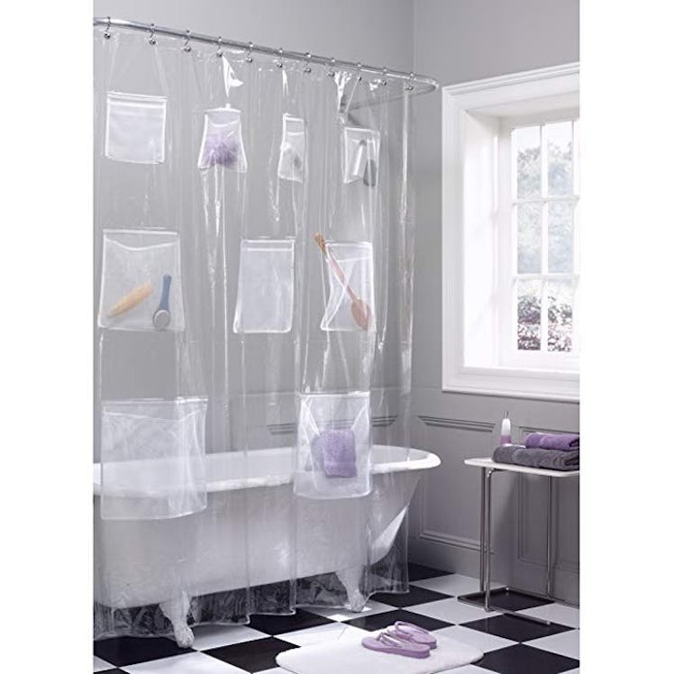 Maytex Quick-Dry Waterproof PEVA Shower Curtain