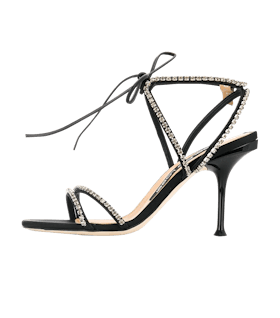 Sergio Rossi Crystal Strappy Sandals