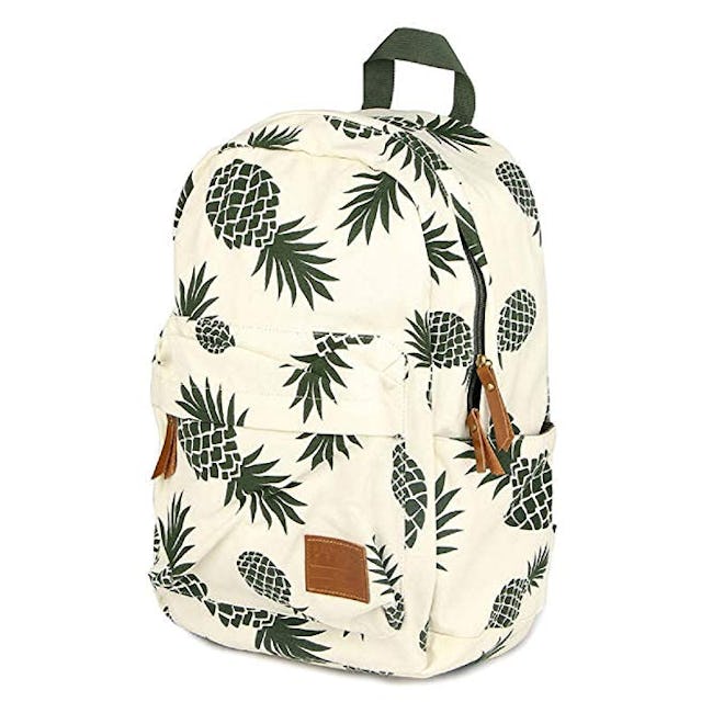 CCOHO Pineapple Canvas Travel Daypack 