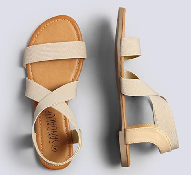 Sandalup Elastic Flat Sandals