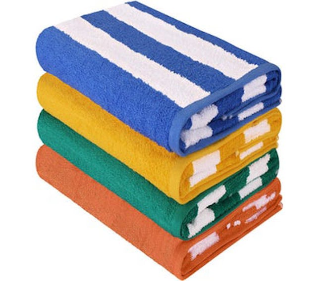 Utopia Towels Cabana Stripe Beach Towels (Set of 4)