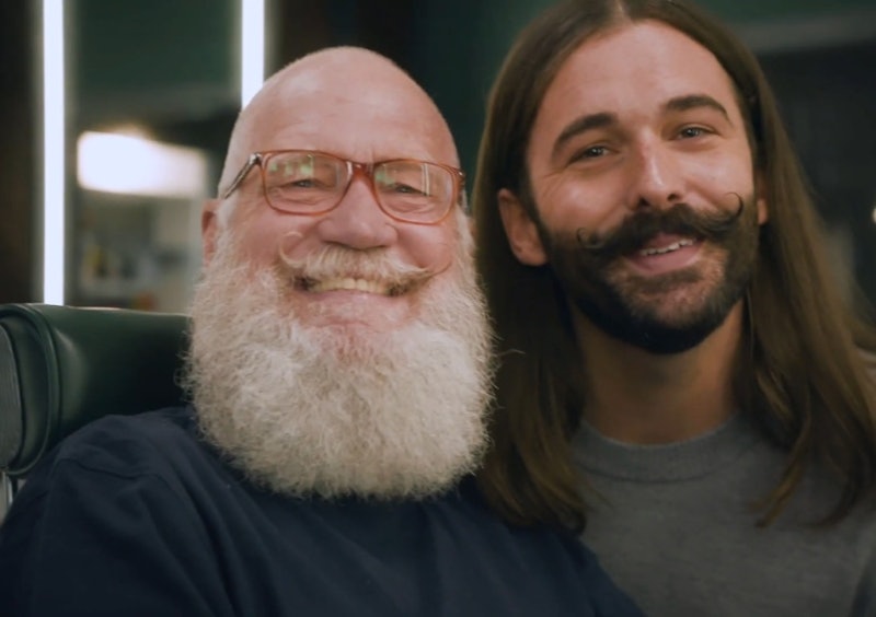 Queer Eye Star Jonathan Van Ness David Letterman Talked Lgbtq Rights During A Grooming Lesson Video