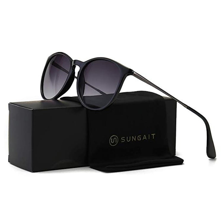 SUNGAIT Vintage Round Sunglasses