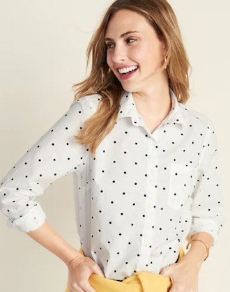 Classic Polka-Dot Shirt
