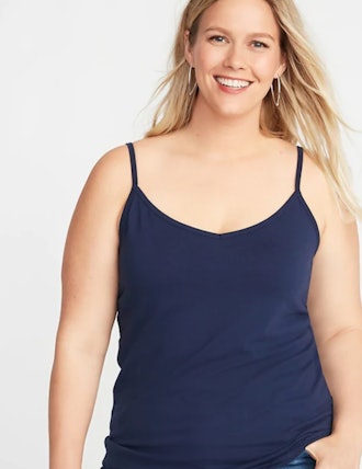 First-Layer Plus-Size V-Neck Cami