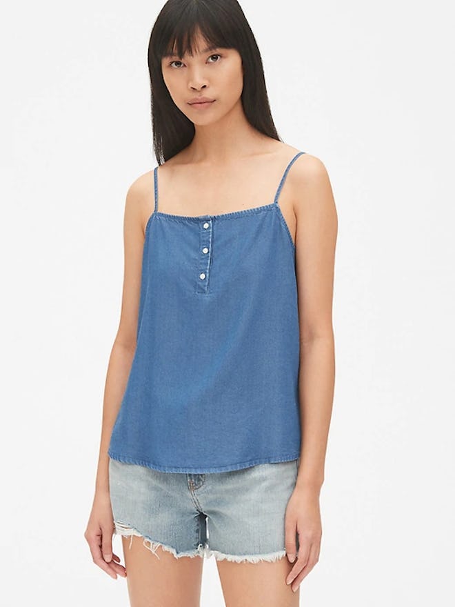 Button-Front Cami in TENCEL™