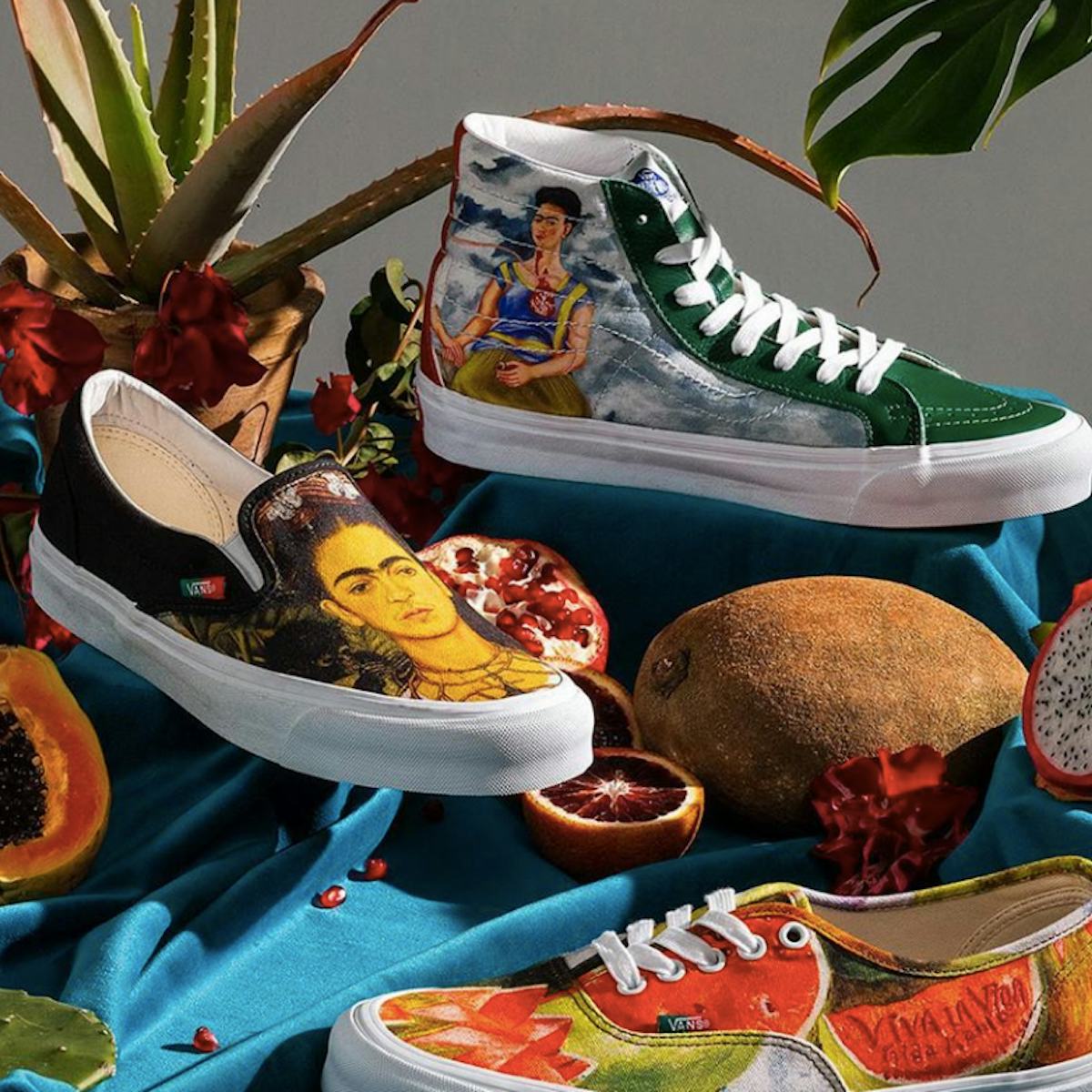 Frida Kahlo Vans Exist They re A Literal Work of Art on Your Feet
