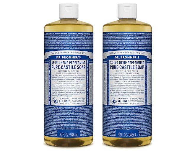 Dr. Bronner's Pure-Castile Soap - Peppermint (2-Pack)