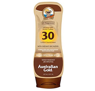 Australian Gold SPF 30 Lotion Sunscreen With Instant Bronzer