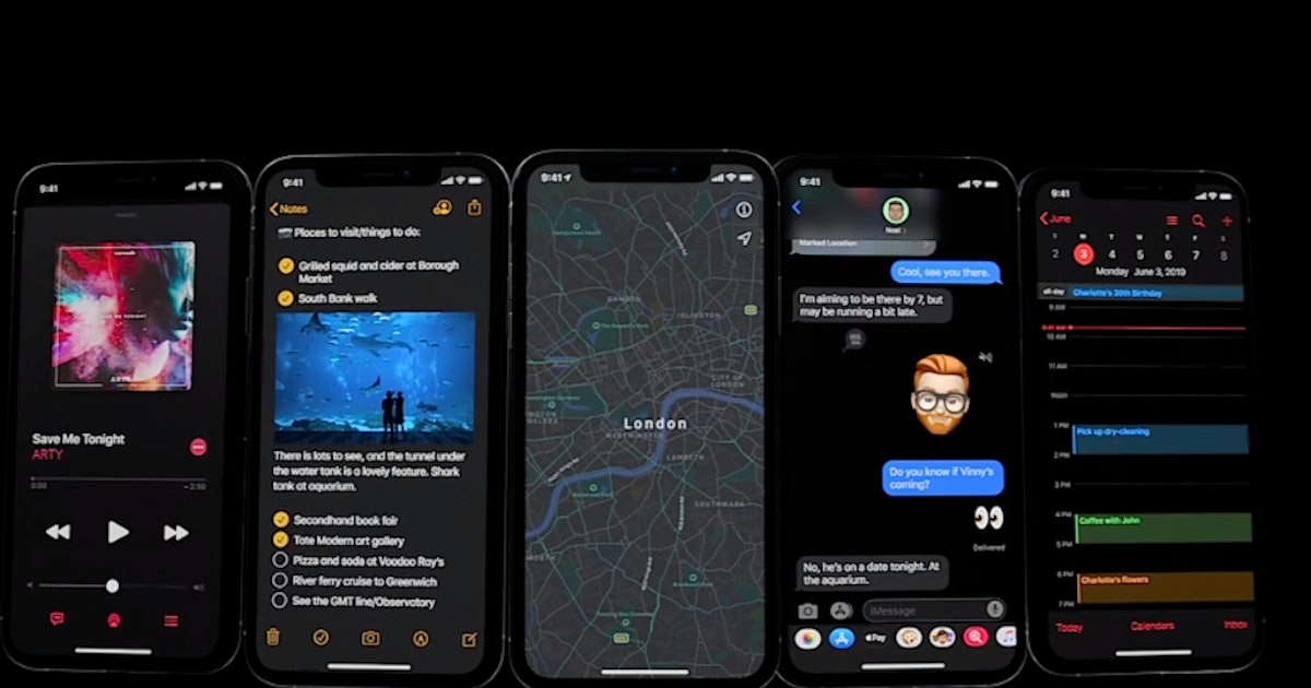 What Is Dark Mode In Ios 13 Your Iphone Ipad Will Look Super Sleek With This New Feature