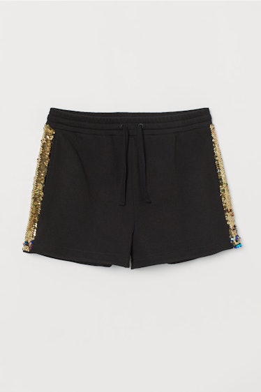 Shorts with Reversible Sequins