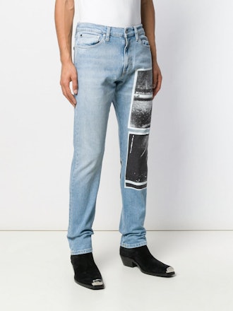 Andy Warhol Print Jeans 