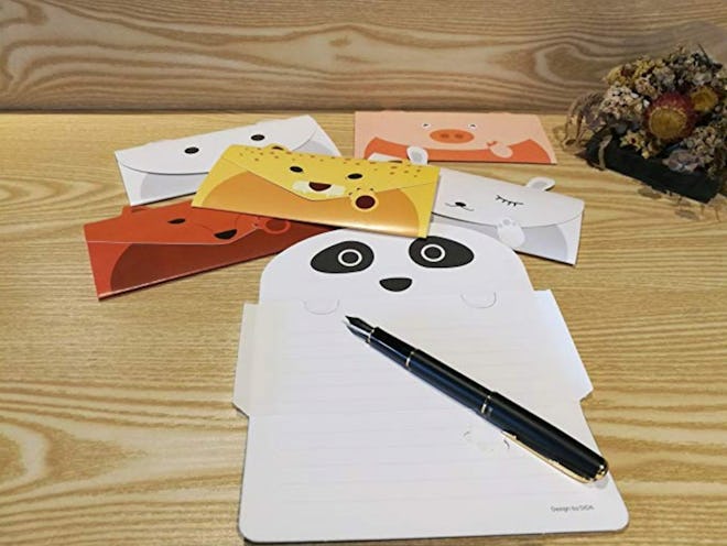 JINSRAY Cute Lovely Animal Cartoon Design Letter Writing Stationery Paper