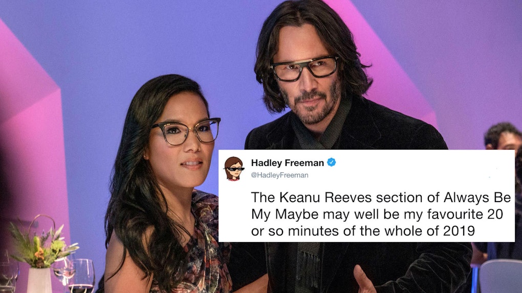 25 Tweets About Keanu Reeves Cameo In Always Be My Maybe That