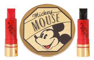 Bésame Cosmetics Mickey Mouse Lipstick & Mirror Set