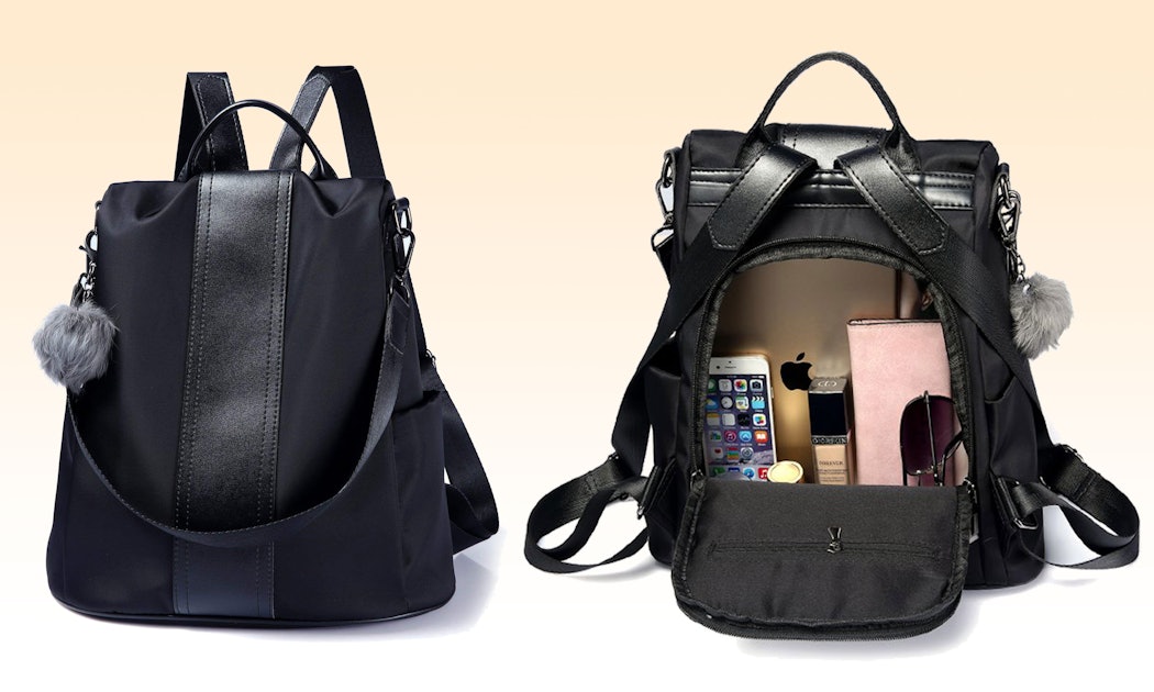 fashionable nylon travel backpack