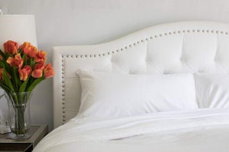 If you're a hot sleeper, you might like these stain-resistant sheets from PeachSkin.