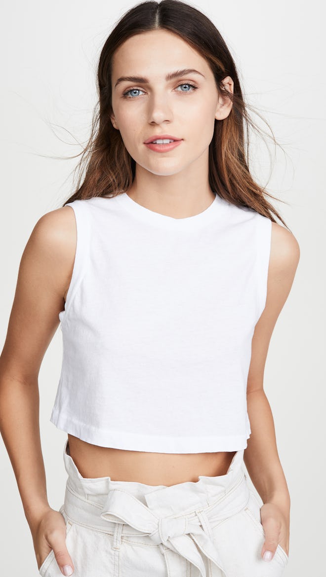 The 70's Cropped Muscle Tank