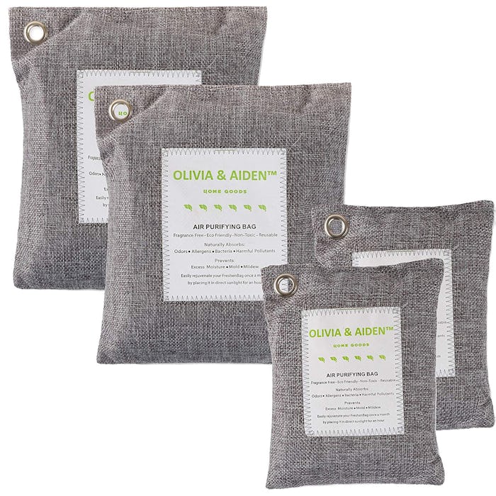 Olivia & Aiden Activated Charcoal Air Freshener (4-Pack)
