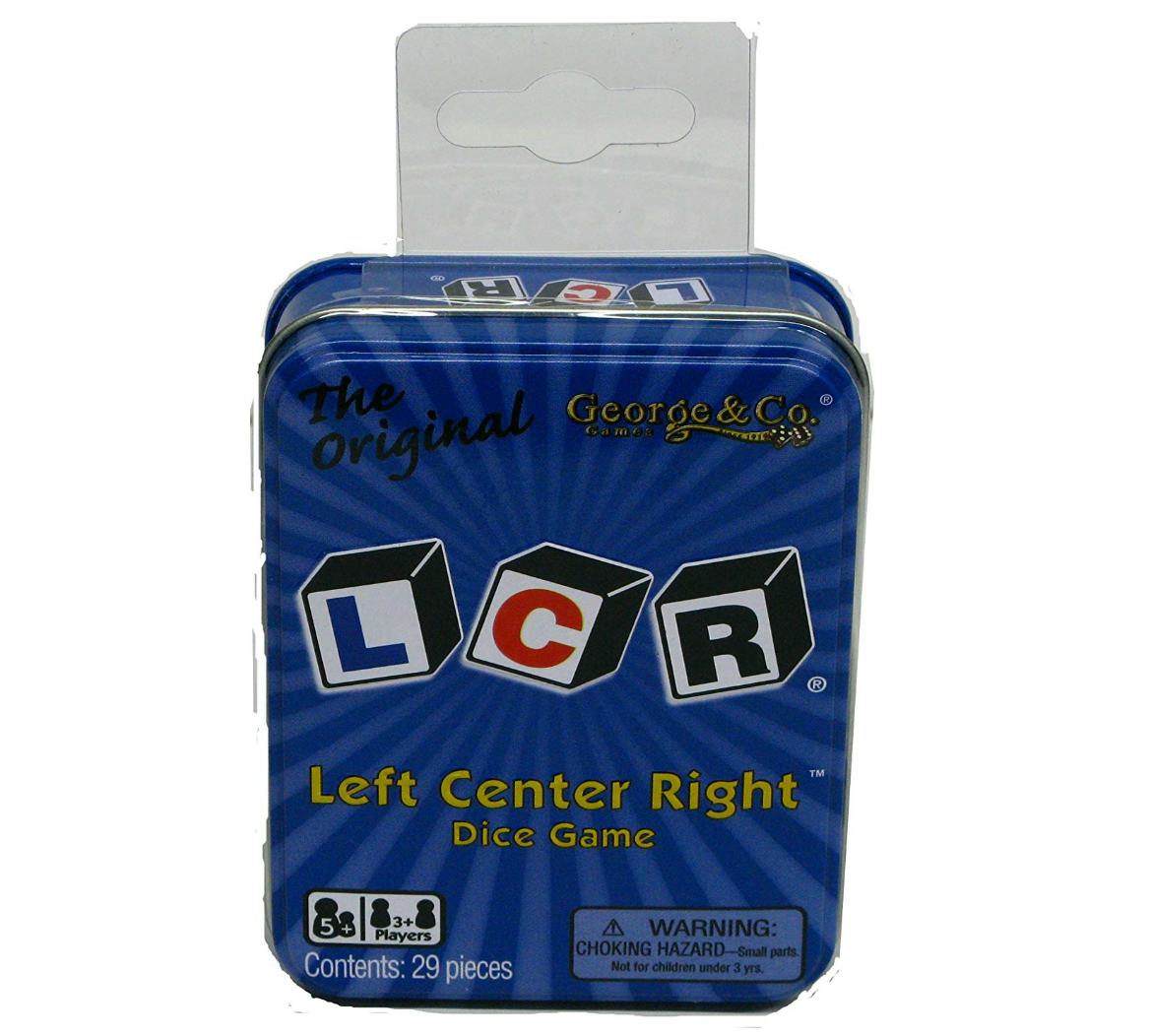 10 LCR Dice Game Family Games Left Center Right L C R Yatzee Type 3 Player