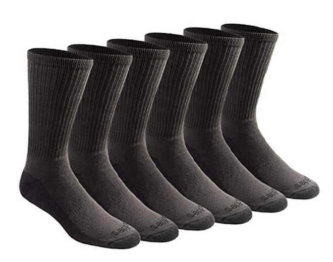 Dickies Men's Multi-Pack Dri-Tech Moisture Control Crew Socks (6-Pack)