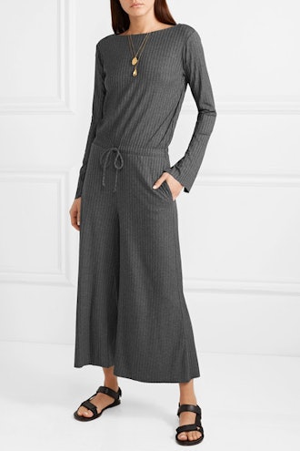 Louise Ribbed Stretch-Jersey Jumpsuit