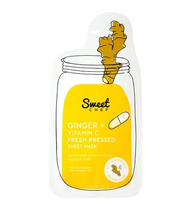 Sweet Chef Ginger Vitamin C Fresh Pressed Sheet Face Mask -.68oz