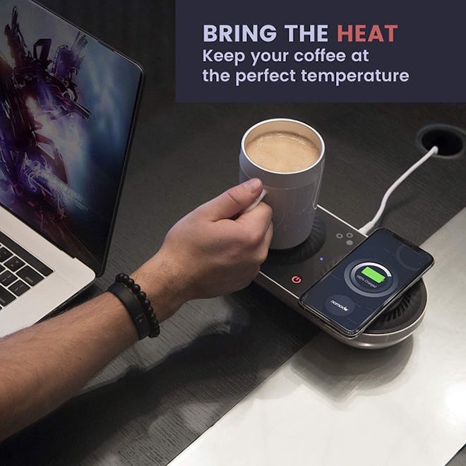 Nomodo Wireless Qi Charger With Mug Cooler/Warmer