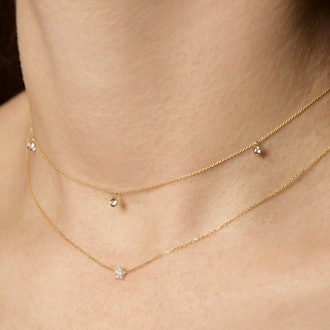 Pastel Unicorn Three Gemstone Choker Necklace