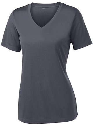 This undershirt is moisture-wicking to keep you cool and comfortable.